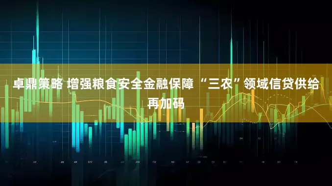卓鼎策略 增强粮食安全金融保障 “三农”领域信贷供给再加码