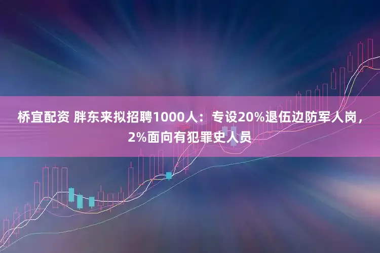 桥宜配资 胖东来拟招聘1000人：专设20%退伍边防军人岗，2%面向有犯罪史人员